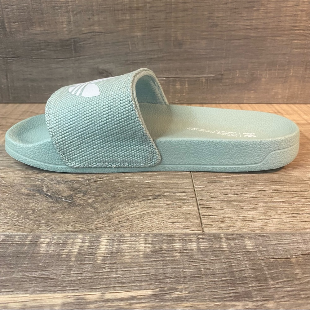 Adidas Adilette Lite Slides ‘Hazy Green’ - Picture 3 of 7